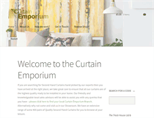 Tablet Screenshot of curtain-emporium.com